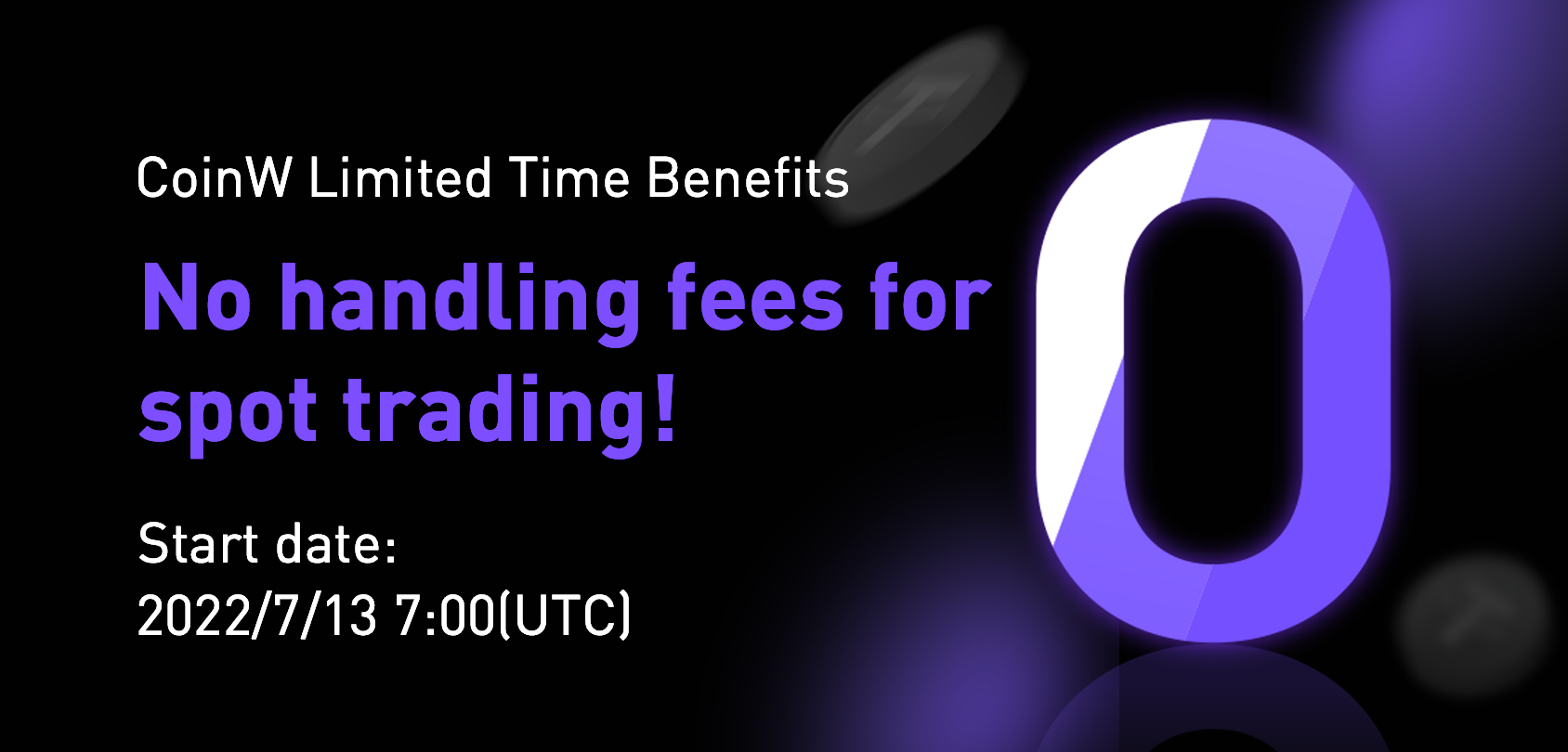Big news for the crypto trading space:  CoinW announces all spot trading - free of charge